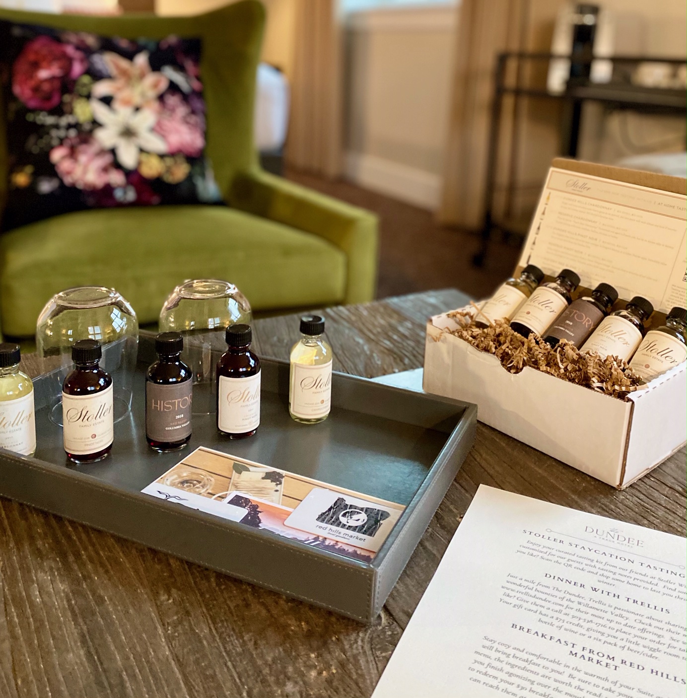 Stoller staycation package Christmas Romance